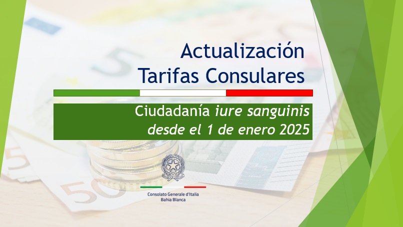 Tarifas consulares ES