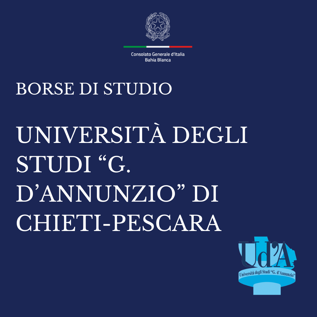 Borse distudio Universita G D’Annunzio