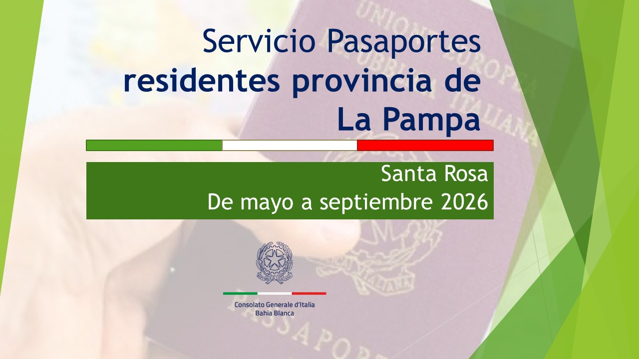 PASSAPORTI LA PAMPA – ES