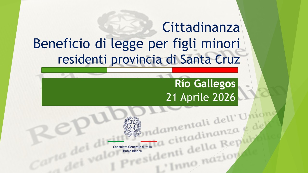 beneficio de ley rio gallegos 2 ITA