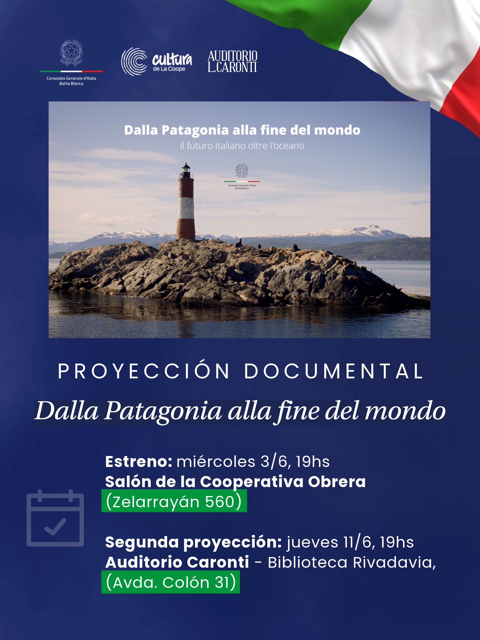 3 e 11 giugno 2026 flyer